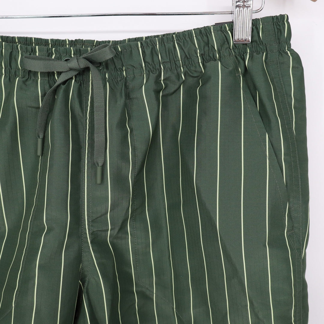 DSG Mens 6" Rec Short Pinstripe Muted Olive Green Water Repellent S