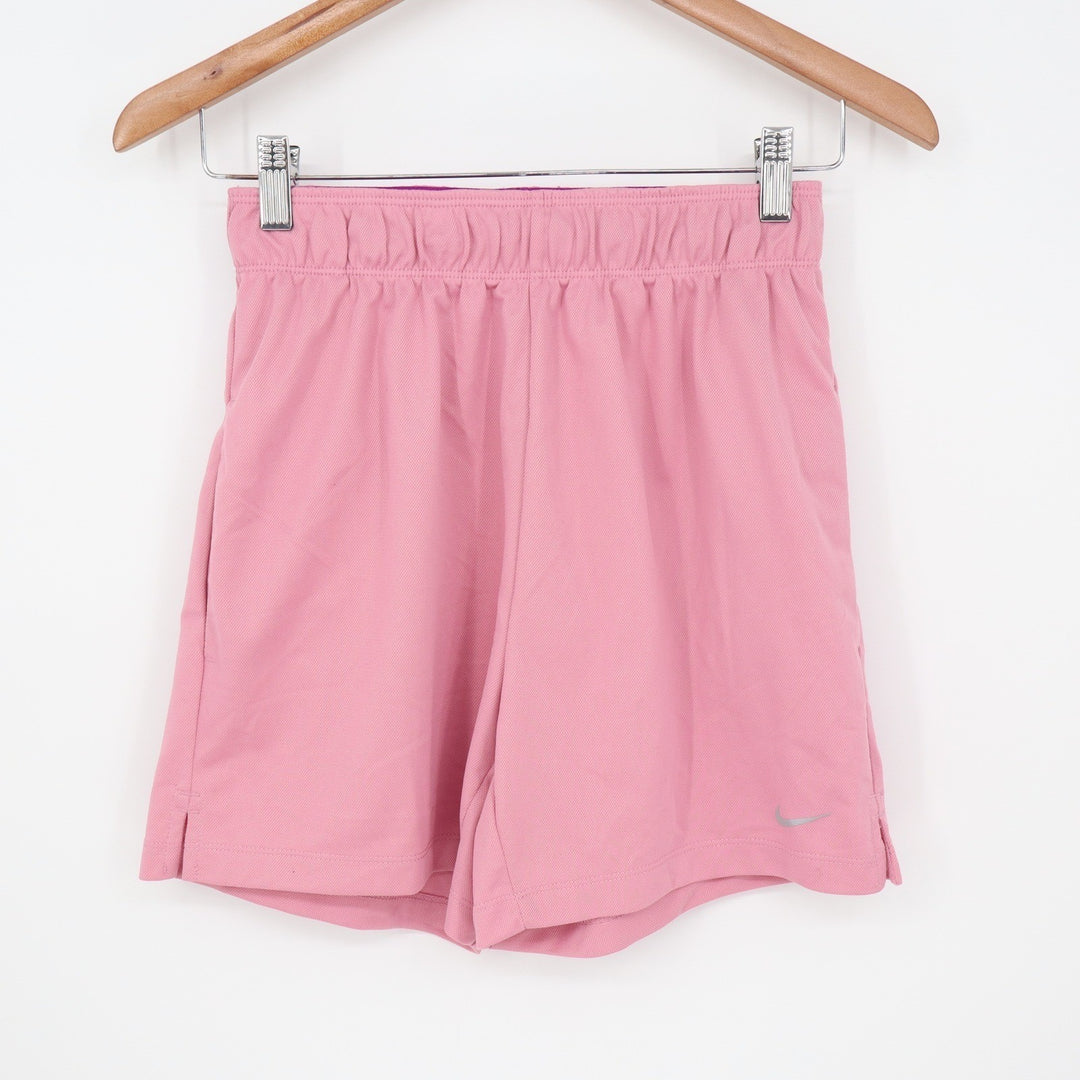 Nike Womens Dri-FIT Training Shorts Pink Athletic Running XS NEW