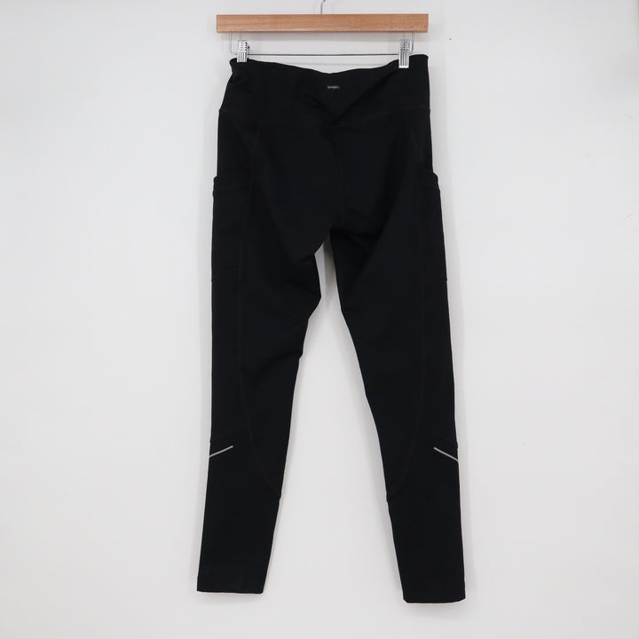 Mondetta Performance Luxury Black Leggings with Pockets and Reflective Trim M