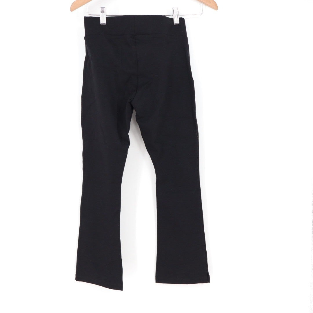 American Giant Black Flared Leggings Pants Women's Size 0