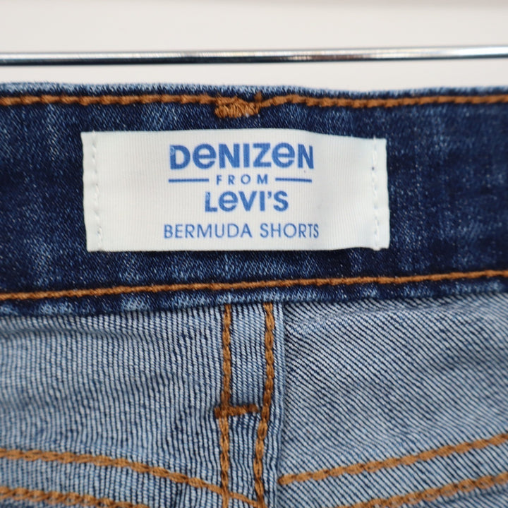Denizen Bermuda Shorts Womens 6 Bermuda Dark Wash Denim Cuffed Excellent