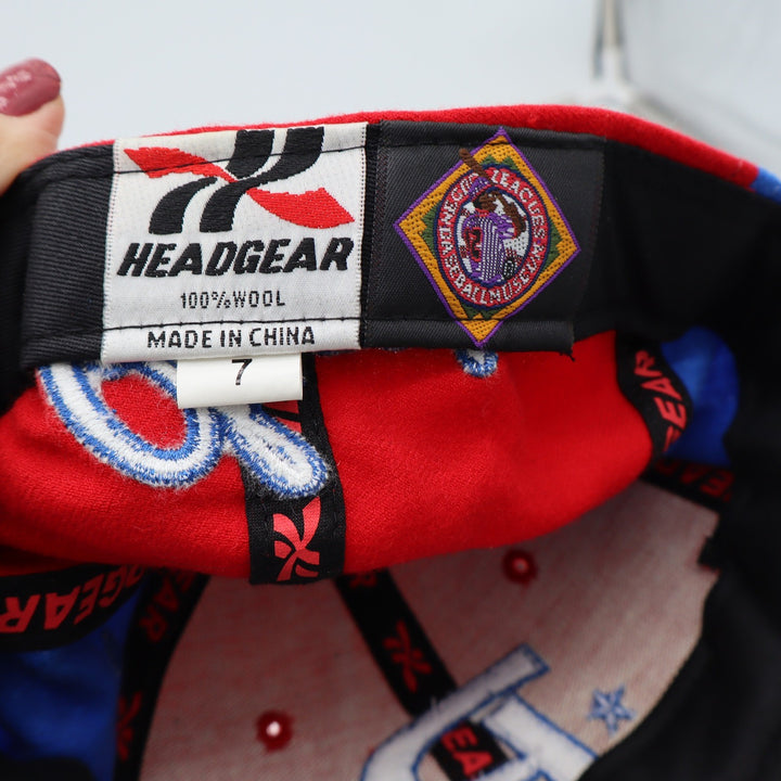Philadelphia Stars Headgear Hat Mens 7 Red Blue Negro Leagues Baseball Wool NEW