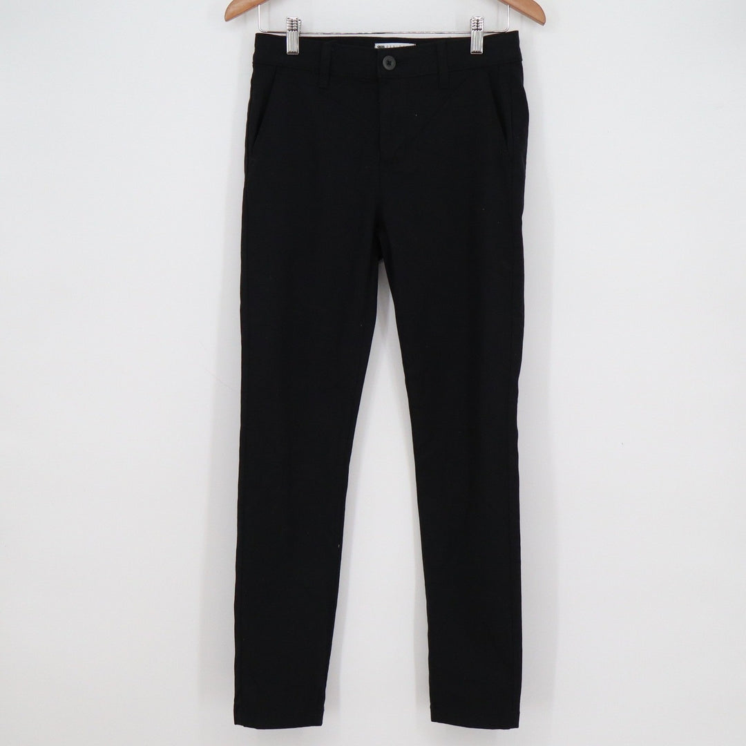 ASOS DESIGN Mens Skinny Chinos Black Cotton Stretch Trousers 28x30