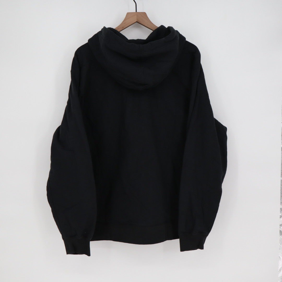 American Giant Black Full Zip Hoodie Sweatshirt Made in USA Size L