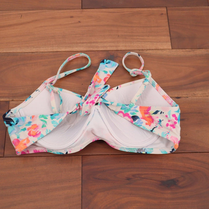 No Boundaries Floral Underwire Bikini Top Multicolor Size L KLP 0848