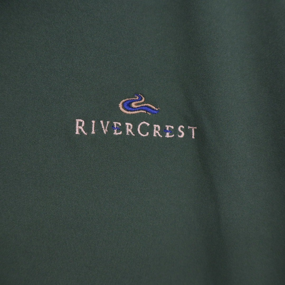 Clique Rivercrest Golf Polo Shirt Men's Large Green Short Sleeve Embroidered