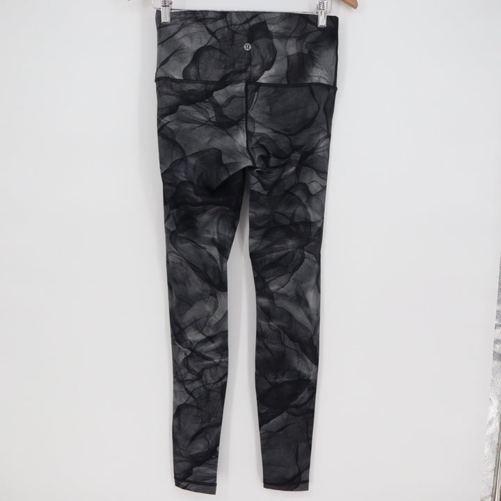 Lululemon Align Pants Abstract Smoke Print High Rise Leggings Size Unknown