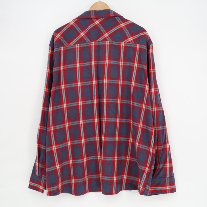 Flag & Anthem Madeelex Flannel Shirt Mens 2XL Multi Plaid Mesh Lined Button Up