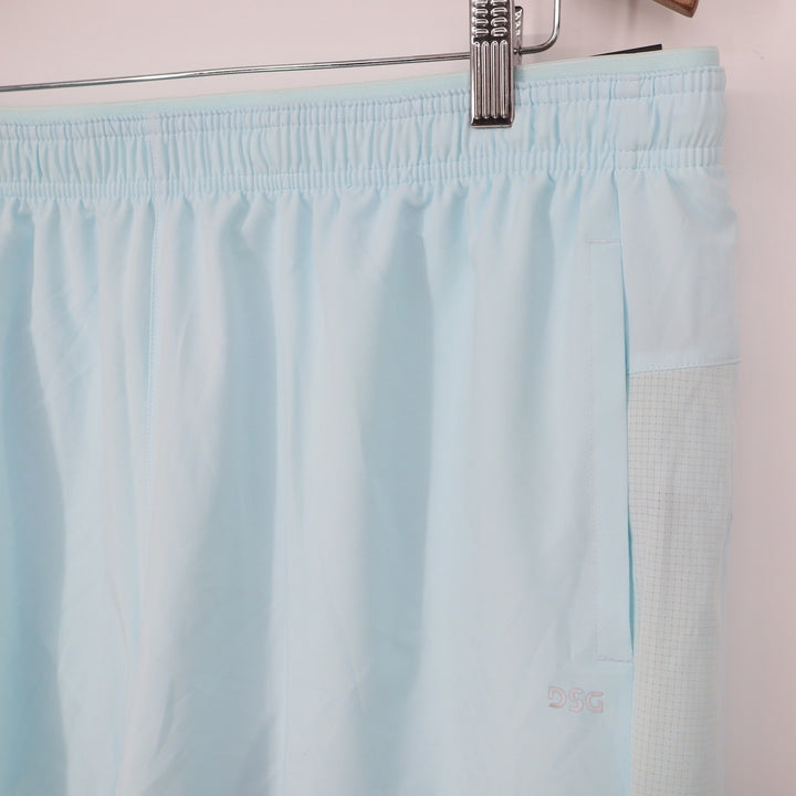 DSG Mens 5" Stride Short Light Blue XL Moisture Wicking Running Shorts