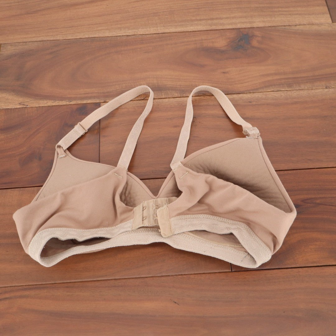 Warners Cloud 9 Super Soft Wireless Lightly Lined Comfort Bra Womens 36A Beige