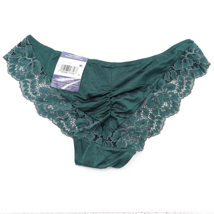 Maidenform Get Cheeky Lace Back Tanga Panties Emerald Green 40159 DM3159 L 7
