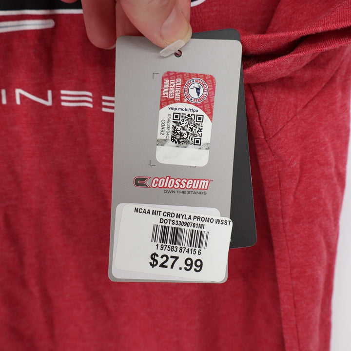 Colosseum MIT Engineers Red Heathered Graphic T-Shirt XL NCAA