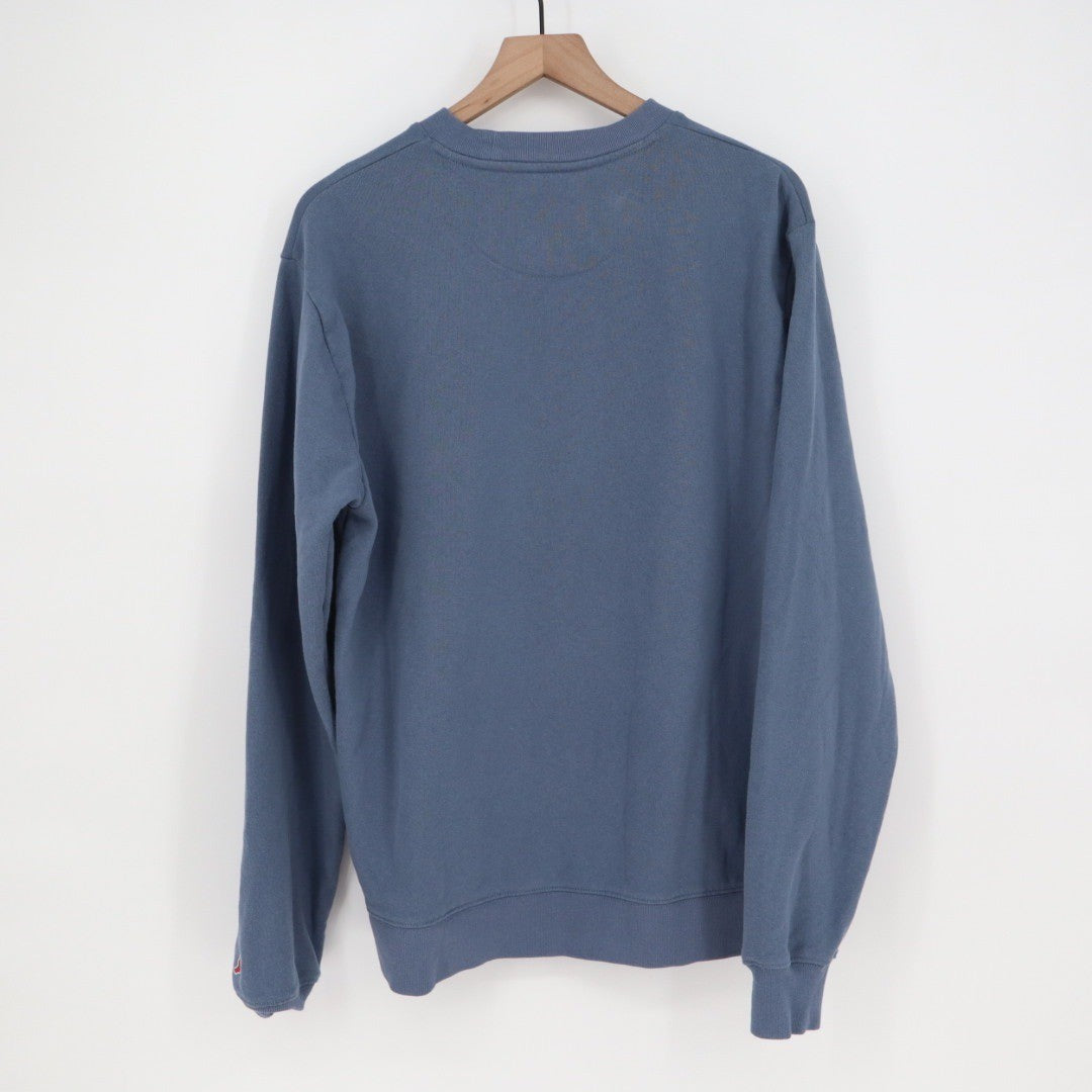 League Penn State Nittany Lions Crewneck Sweatshirt Blue Large Cotton Blend