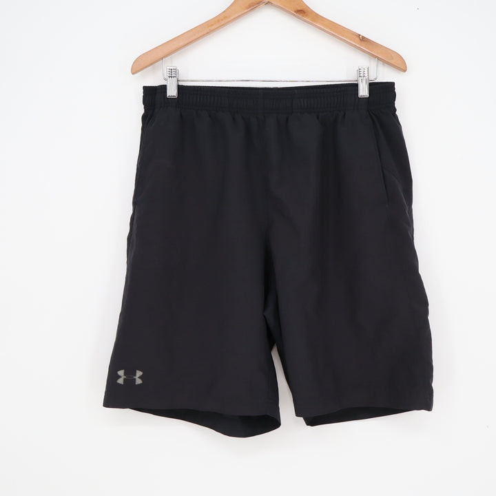 Under Armour Mens Black Fitted Athletic Training Shorts Large LG/G