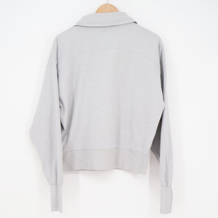 Old Navy Active Dynamic Fleece Quarter Zip Pullover Gray Mens L Tall