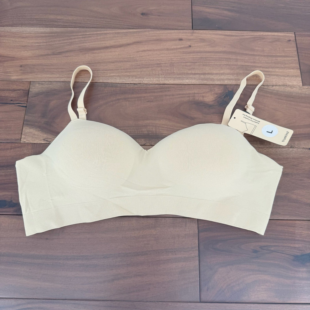 Truekind Supportive Comfort Wireless Shaping Bra L Chai