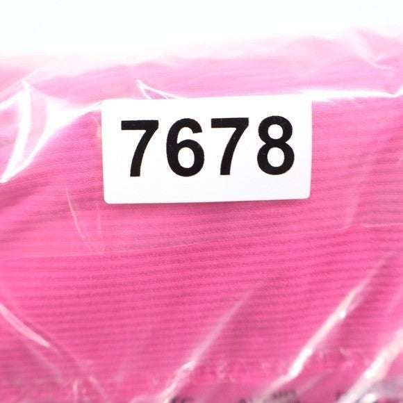 Naked Wardrobe Hot Pink Ribbed Side Slit Leggings XL Womens