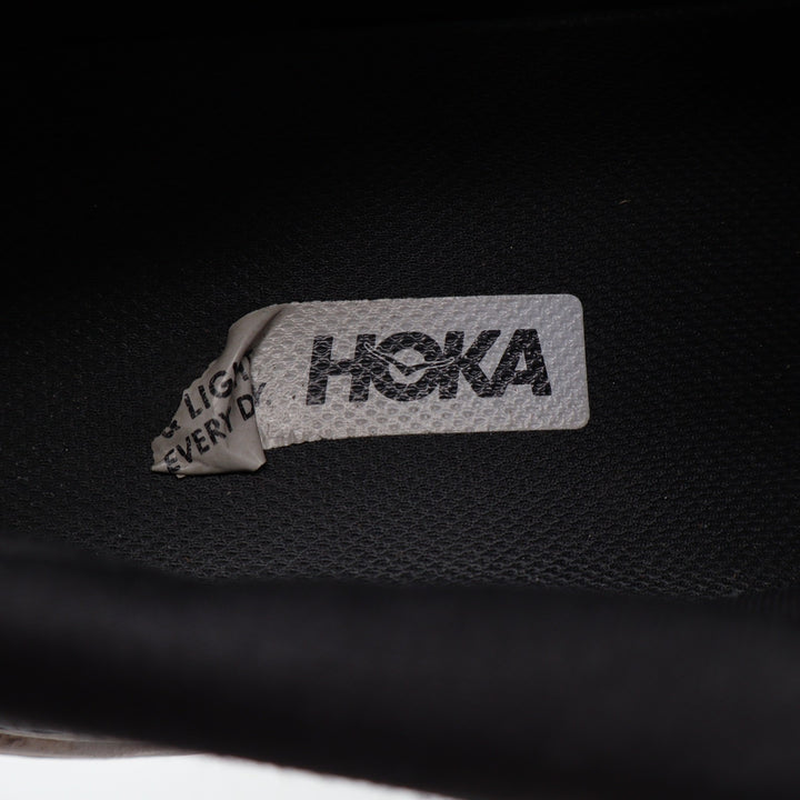 Hoka Running Shoes Mens 10 Clifton 8 Black White Cushioned Athletic Good