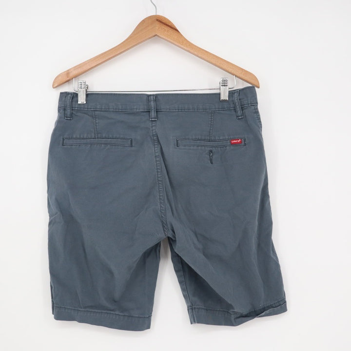 Levi's XX Chino Short Mens 32 Teal Cotton Stretch Zip Fly Slash Pockets Outdoor