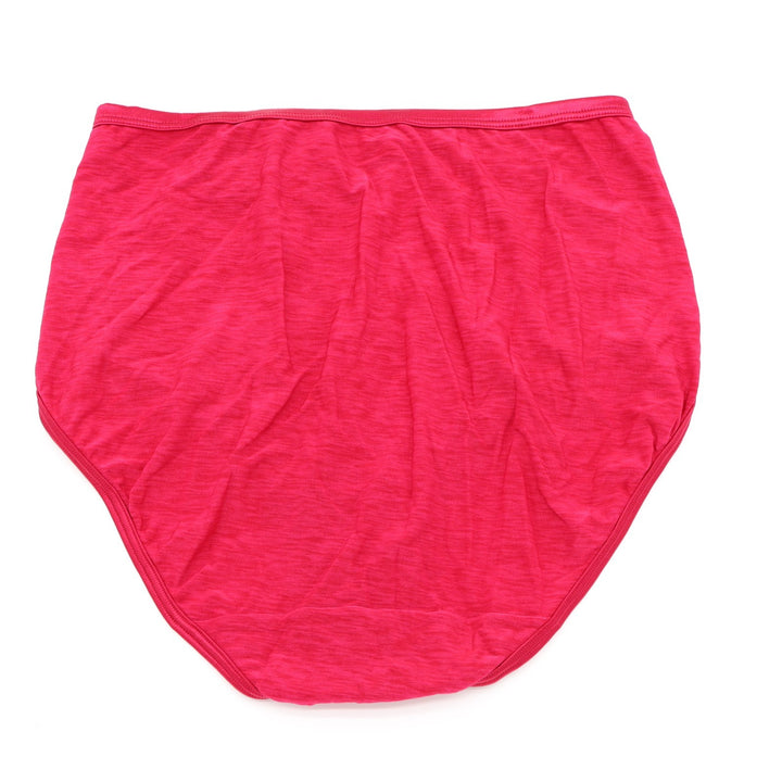 Vanity Fair Illumination Brief Panties Womens Large Red Stretch Flattering Fit