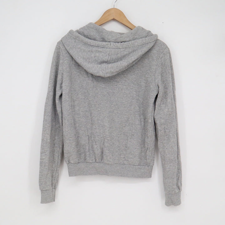 H&M Divided Womens XS Heather Grey Zip Up Hoodie Basic Fleece Sweatshirt