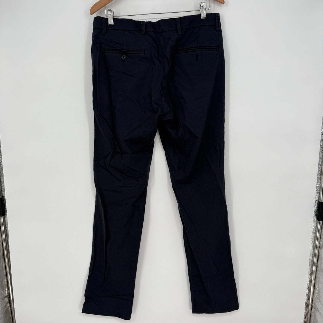 Dockers Flex Comfort Slim Fit Chino Pants Mens 33x34 Blue Cotton Stretch Formal