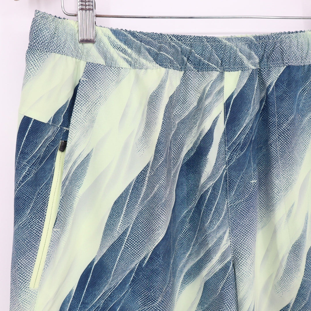 DSG Mens 6" Agility Short Navy Lime Abstract Print Size M NWT