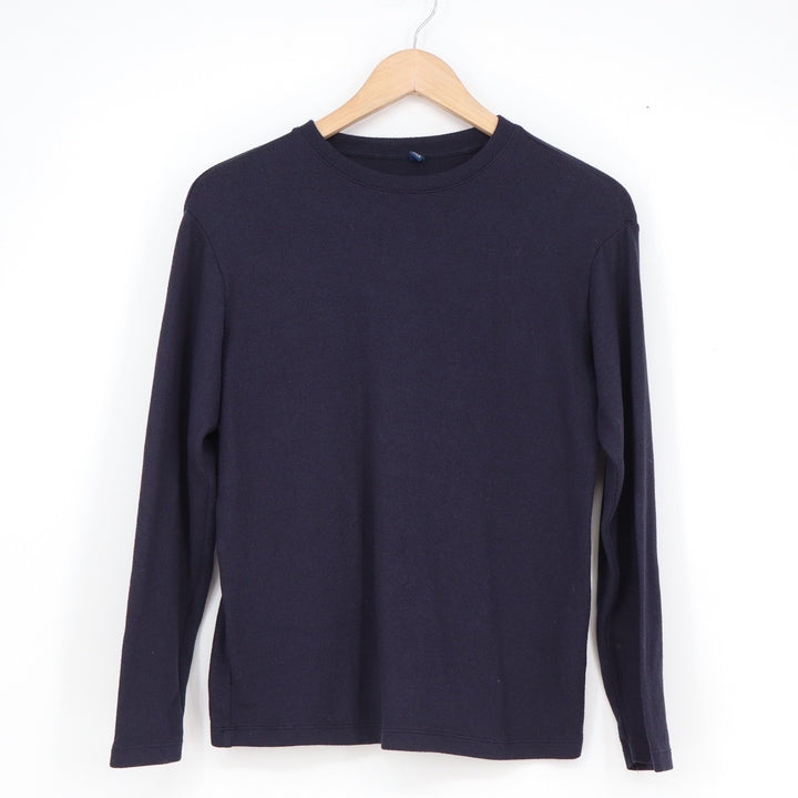 Uniqlo Kids Navy Blue Long Sleeve Crewneck Top Size 13
