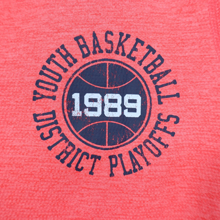 DSG Boys Cabana Coral Pieced Graphic Movement Basketball Tee Shirt Size M 10-12