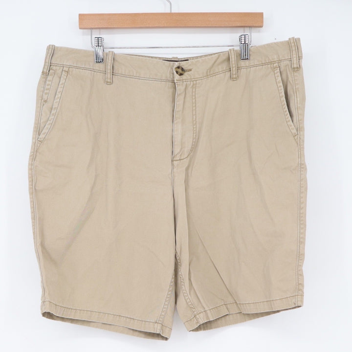 Black Brown 1826 Shorts Mens 38 Classic Fit Khaki 100% Cotton Chino Excellent
