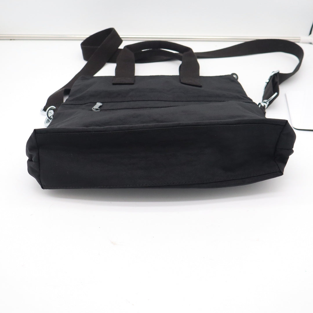 Kipling Asseni Mini Tote Bag Black Noir Nylon Crossbody Handbag