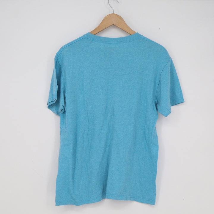 Peanuts Snoopy Nope Not Today Graphic T-Shirt Mens Medium Blue Heathered Tee