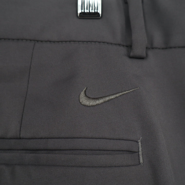 Nike Dri Fit Chino Pants Mens 40 x 32 Charcoal Gray Stretch Golf Performance