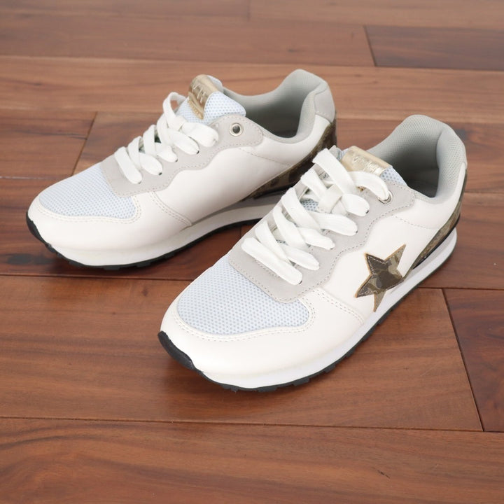 Vintage Havana Star Varda Sneakers Womens 6.5 White Camo Low Top Running Shoes
