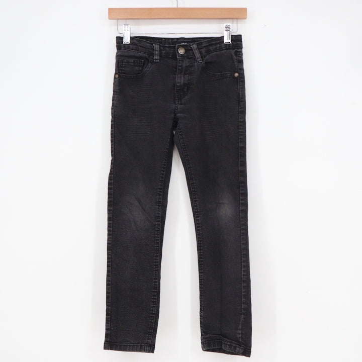 True Indigo Boys Faded Black Slim Straight Stretch Denim Jeans Size 10