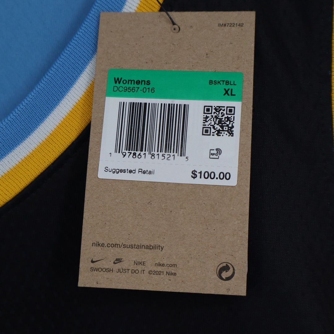 Nike Chicago Sky Angel Reese Rebel Edition Victory Jersey Black Blue XL