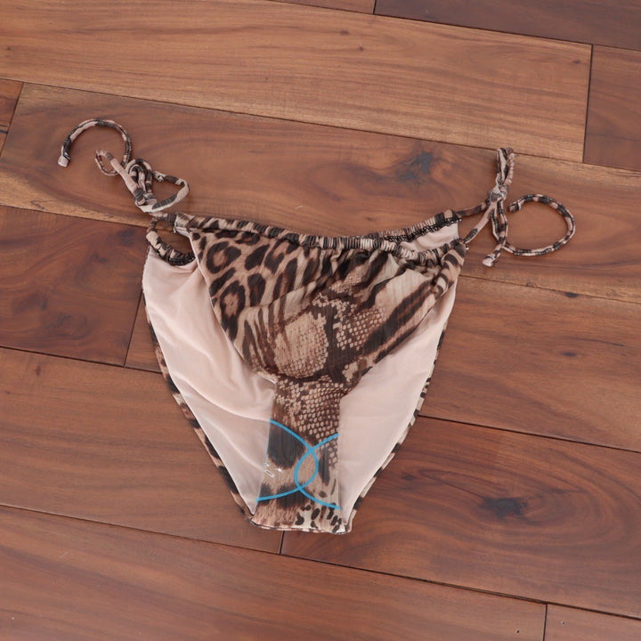 ASOS Design Leopard Animal Print Bikini Bottoms Size 12