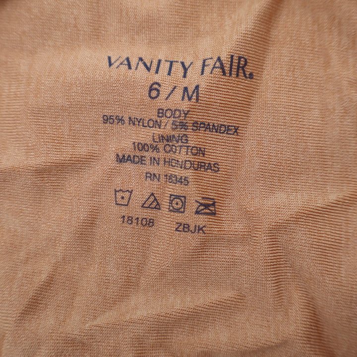 Vanity Fair Illumination String Bikini Panty Womens Medium Brown Stretch Knit