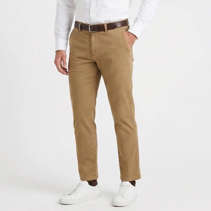 Old Navy Pants Mens 34x30 Built-In Flex Straight Brown Chino Khaki Excellent