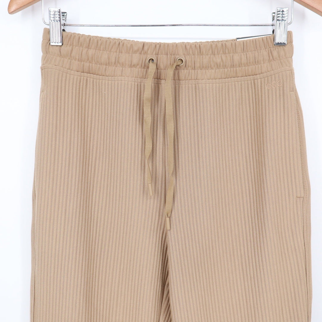 DSG So Soft Ottoman Jogger Womens XS Warm Stone Tan Ribbed High Rise Sweatpants