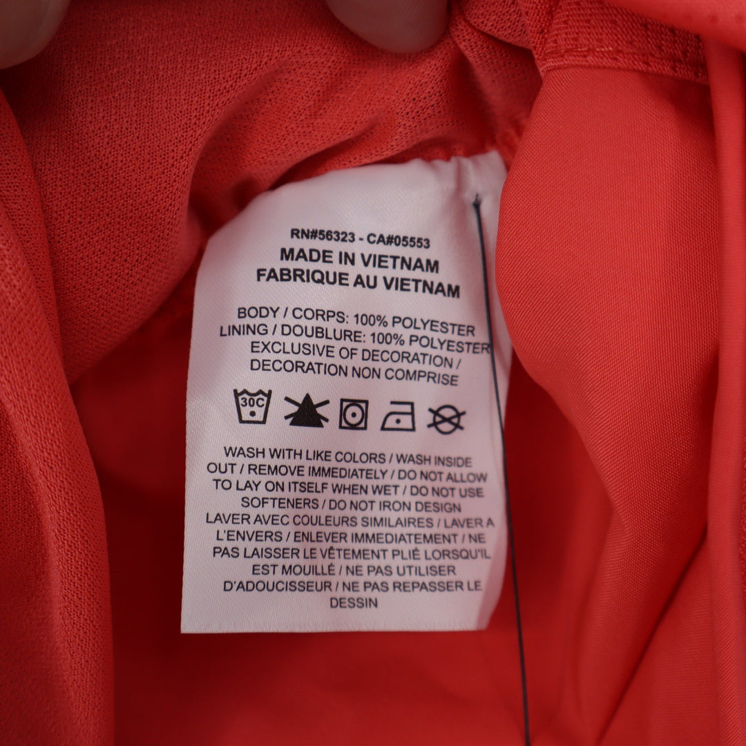 Nike Womens Tempo Dri-FIT Running Shorts Coral Orange Size L
