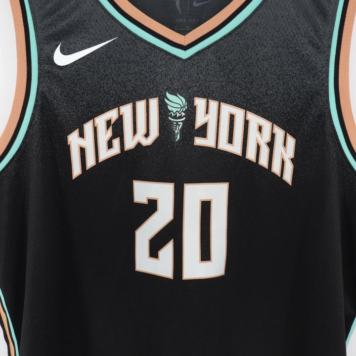 Nike New York Liberty Sabrina Ionescu 20 Explorer Edition WNBA Jersey Black XL