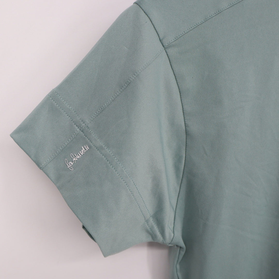Easton Jen Schroeder JS WMS Crop Tee Blue Green XS EJST-GRN-XS New With Tags