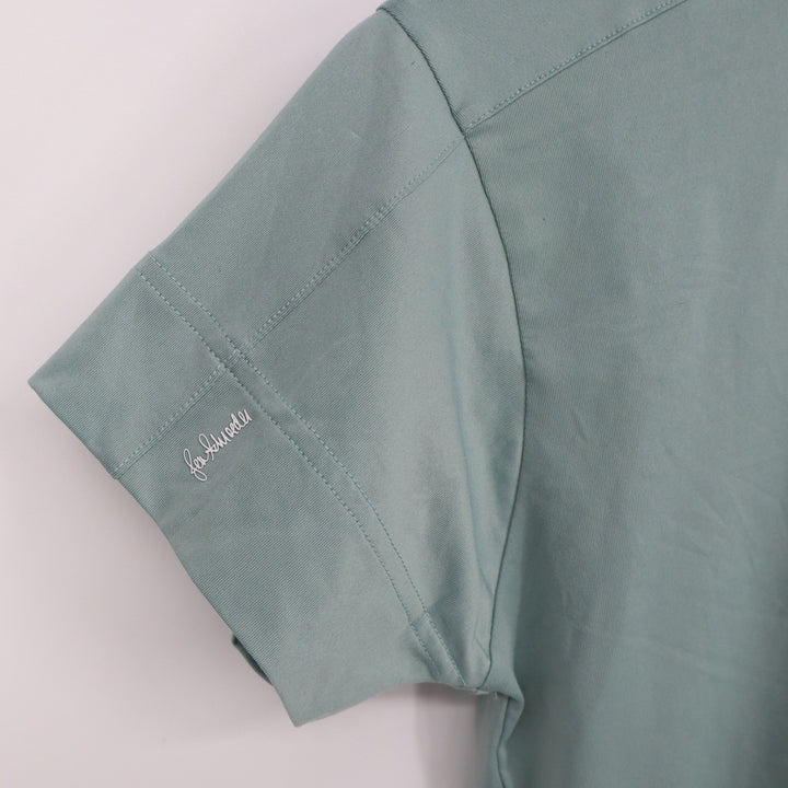 Easton Jen Schroeder JS WMS Crop Tee Blue Green XS EJST-GRN-XS New With Tags