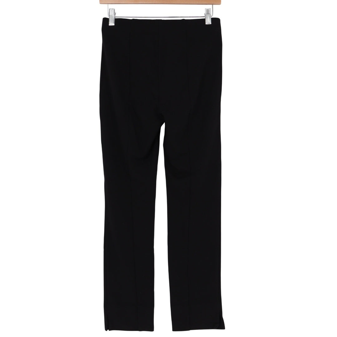 Vince Black Slim Straight Leg Pull On Leggings Italian Fabric Pants Small SP