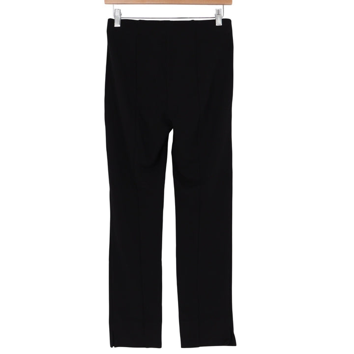 Vince Black Slim Straight Leg Pull On Leggings Italian Fabric Pants Small SP