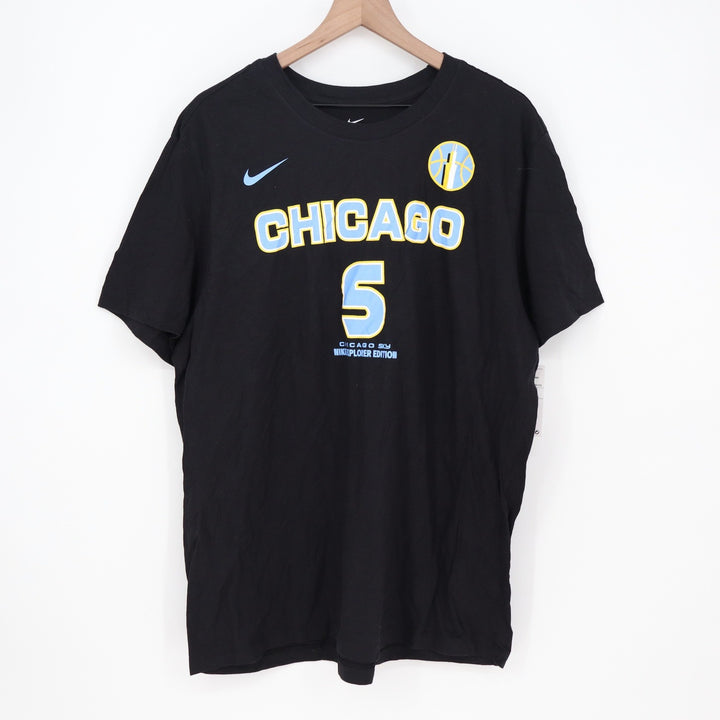 Nike Chicago Sky Angel Reese 5 Explorer Edition Black T-Shirt XL NEW