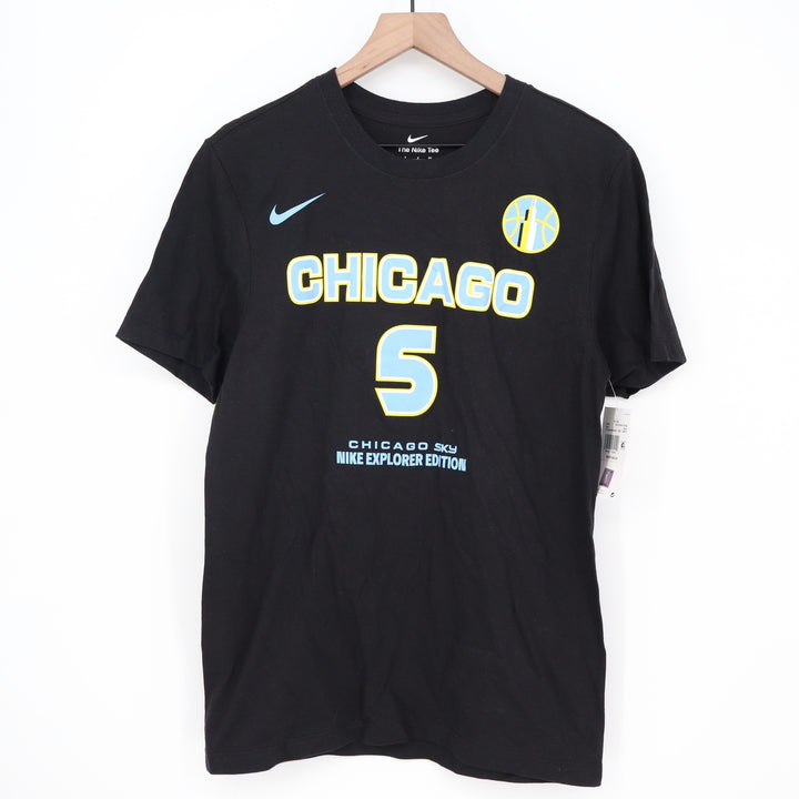 Nike Chicago Sky Angel Reese 5 Explorer Edition Black T-Shirt Mens Small M11332