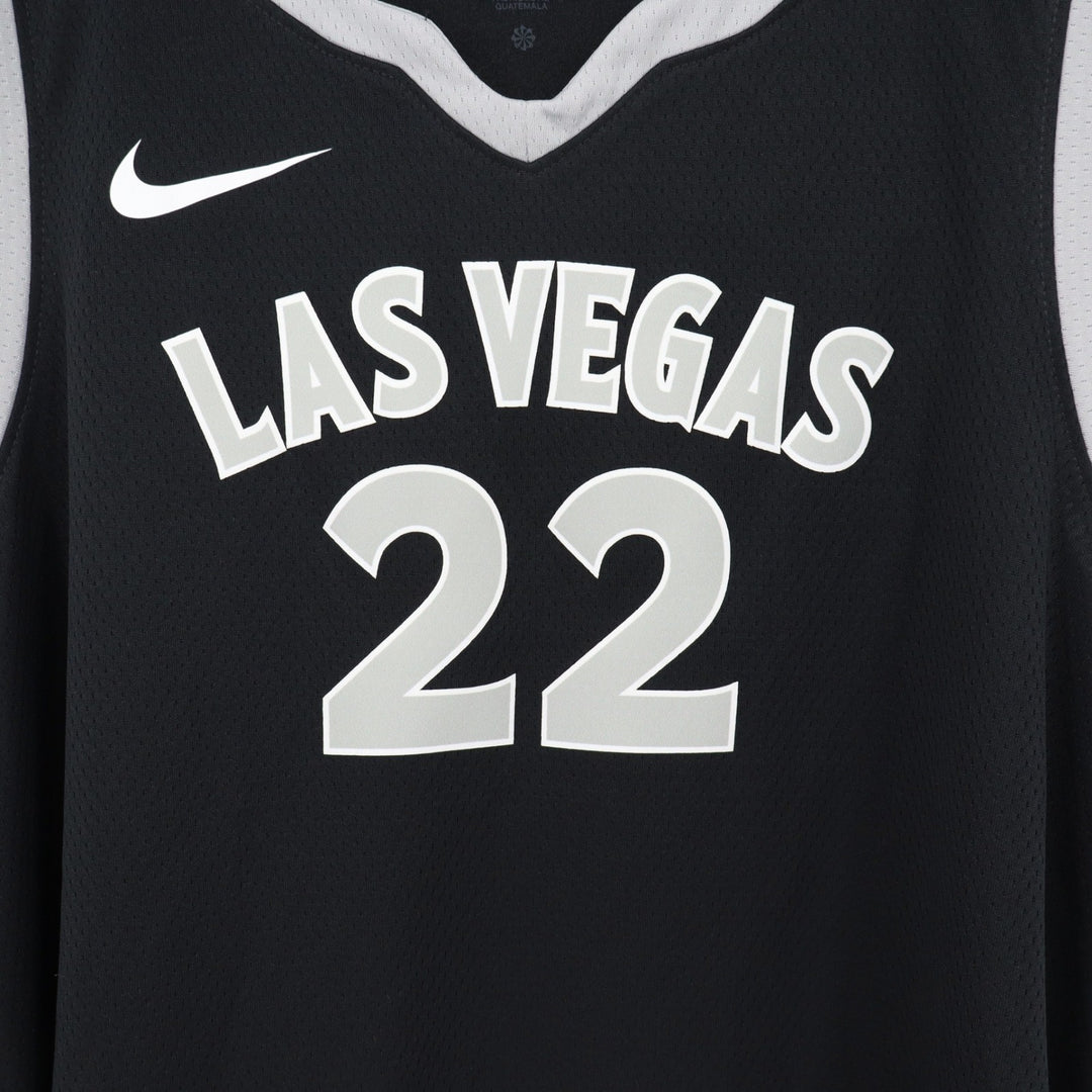 Nike Las Vegas Aces A'ja Wilson 22 Explorer Edition WNBA Jersey Black XXL