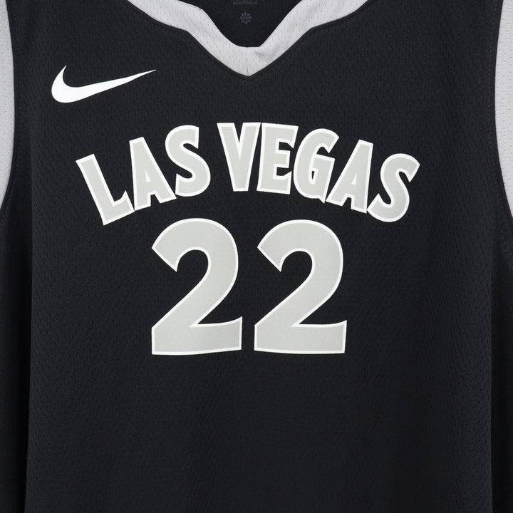 Nike Las Vegas Aces A'ja Wilson 22 Explorer Edition WNBA Jersey Black XXL